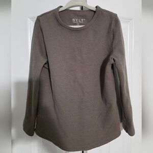 BYLT Basics Long Sleeve Tee - Brown